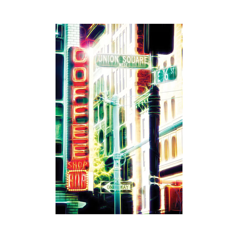 Coffee Shop by Philippe Hugonnard - Wrapped Canvas Print, 20.32 cm H x 30.48 cm W