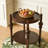 Solid Wood Round Side Table