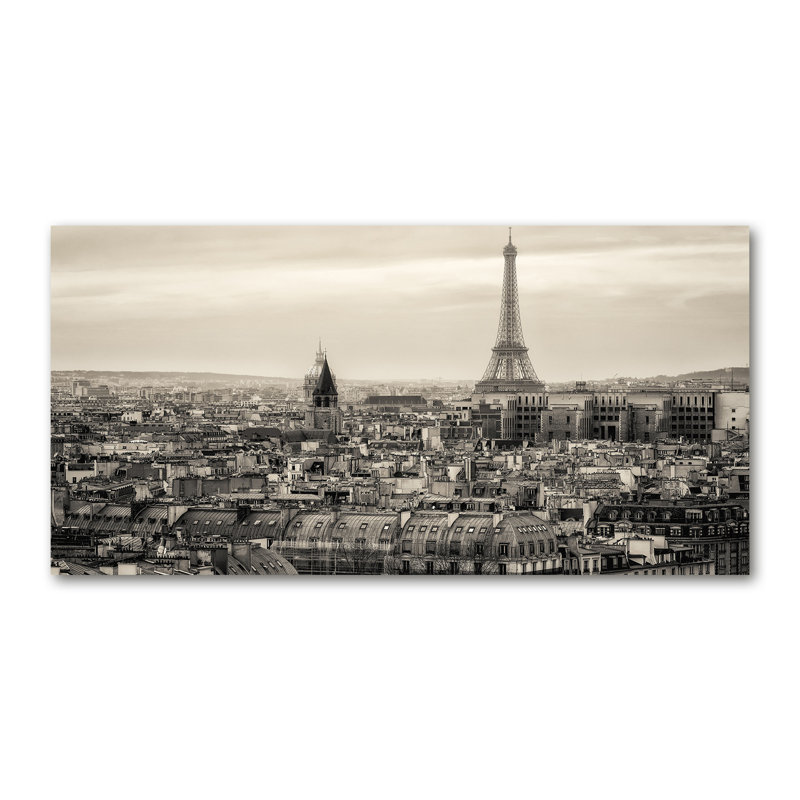 Eiffel Tower Paris - No Frame Print, Canvas, 70cm H x 140cm W