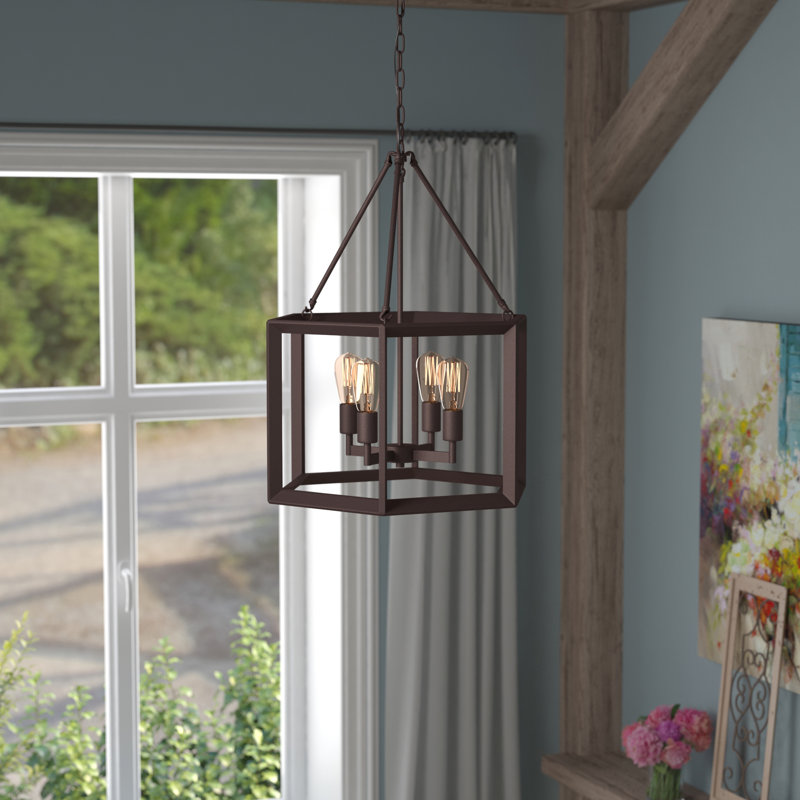 Lustre tambour à 4 lumières Holbeach