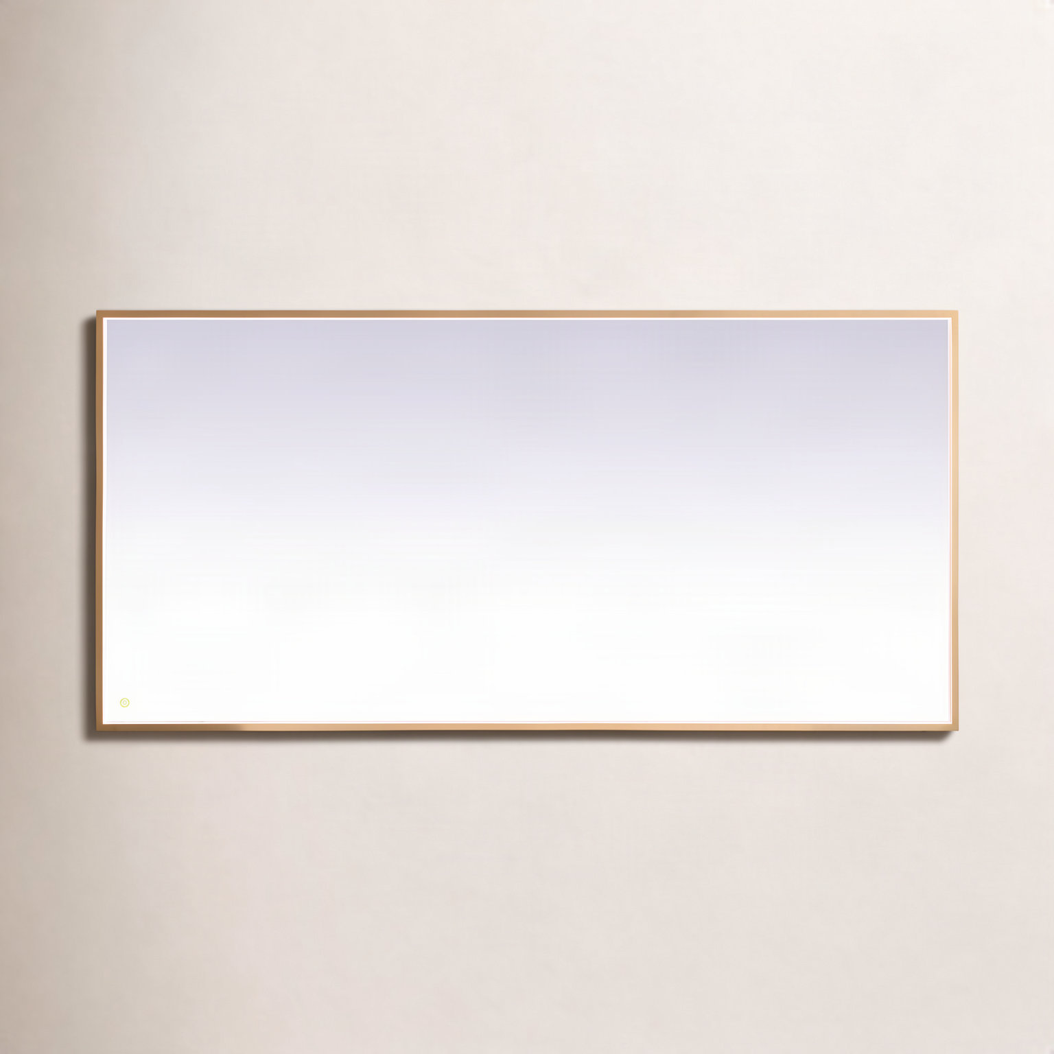Piche Aluminium Mirror, 36" x 72", Brass