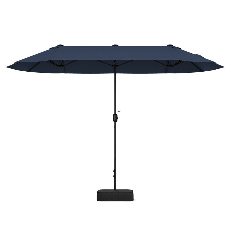 Chaneta 157.48cm Balcony Parasol, Navy