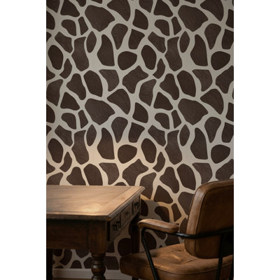 Décoration murale moderne à motif animalier, girafe