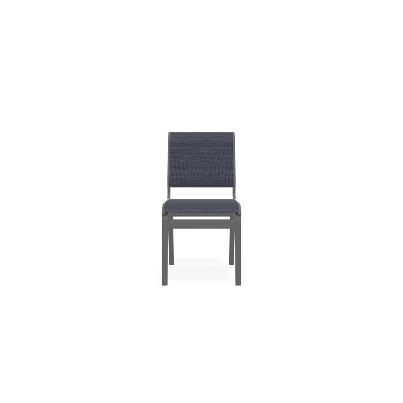 Aruba II Outdoor Dining Chair, Graphite, Mavi