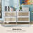 2 Drawer File Cabinet with Adjustable Hanging Bar for Letter, Lockable Filing Cabinet