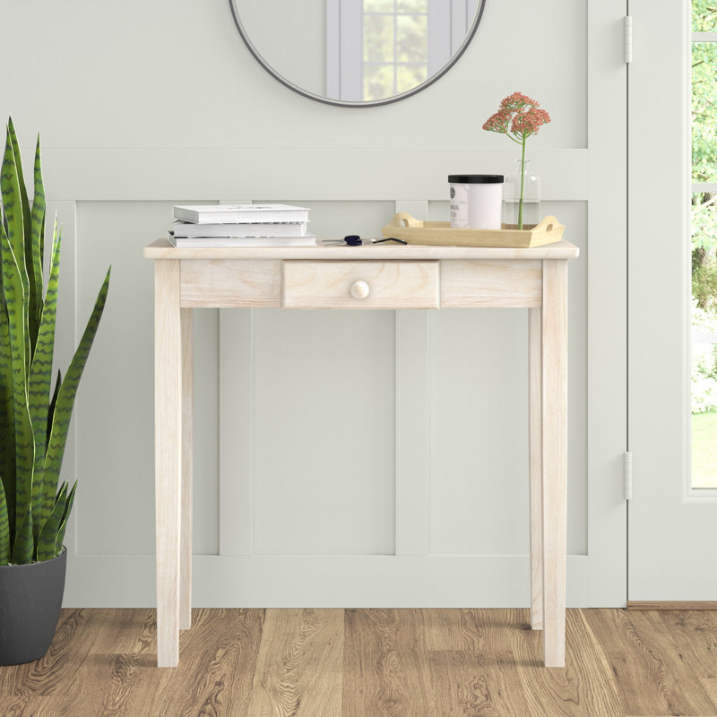 Delmotte 30'' Solid Wood Console Table
