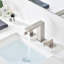 Robinet de salle de bain surdimensionné à 2 poignées à 2 poignées et robinet à 3 trous pour salle de bain de style rétro Summit, nickel brossé-122057377