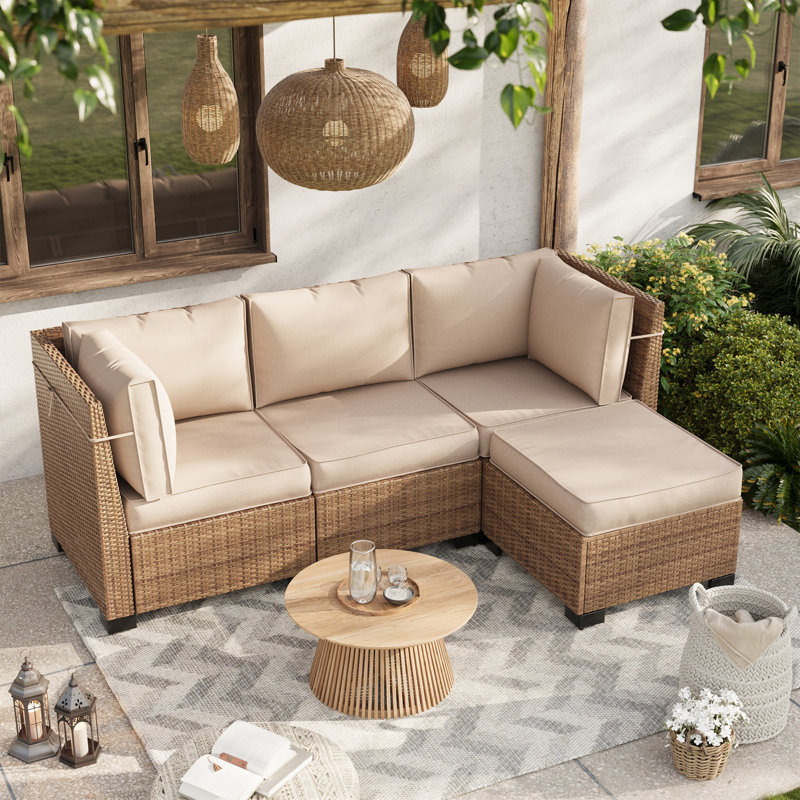 9-Piece Outdoor Chair Cushions Set, Patio Furniture Cushions Replacement with Foam Seat Cushions, Non-Slip Outdoor Seat Cushions for Patio Furniture & Outdoor Couch.