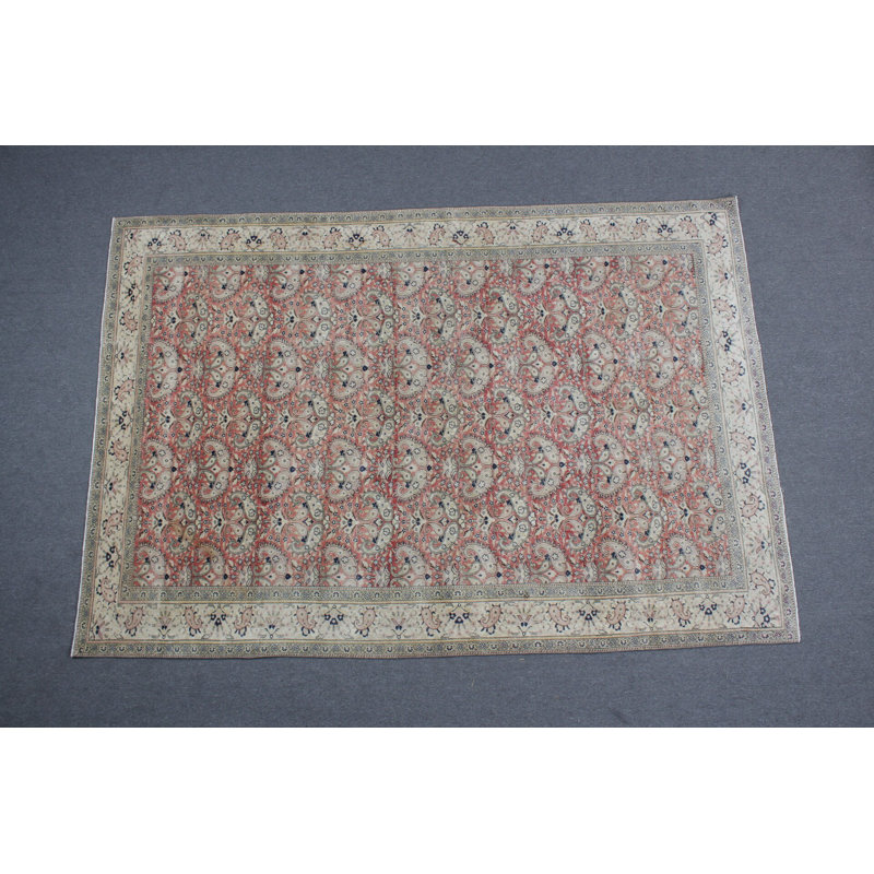 Grand tapis turc rétro pour le salon et le salon - charme et élégance antiques