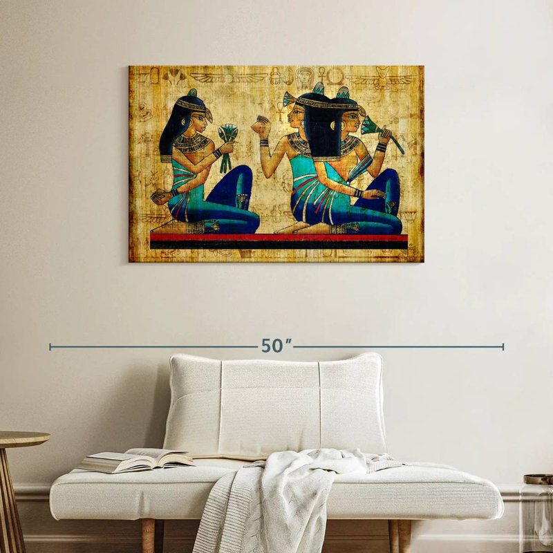 Keiri Ancient Egyptian Parchment, 26" H x 39" W
