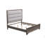 Tête de lit horizontale capitonnée 1pc avec lumières DEL