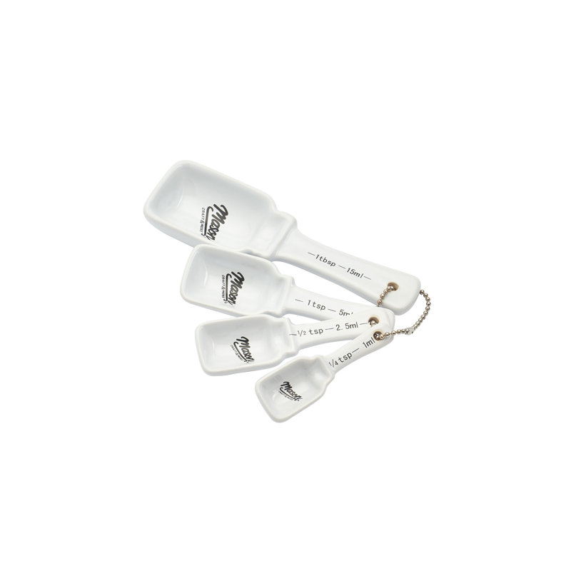 Mason Craft & More 4 -Piece Ceramic Measuring Spoon Set