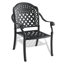 Mobilier d'extérieur en fonte d'aluminium avec coussins - Chaleur, sièges 4 protégés, corrosion-259890462