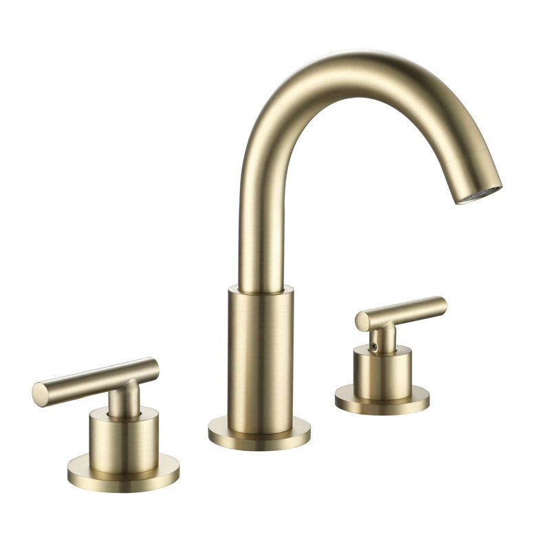 2-handle Bathroom Faucet, Gold