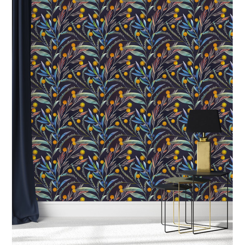 Leaves On Dark Wallpaper