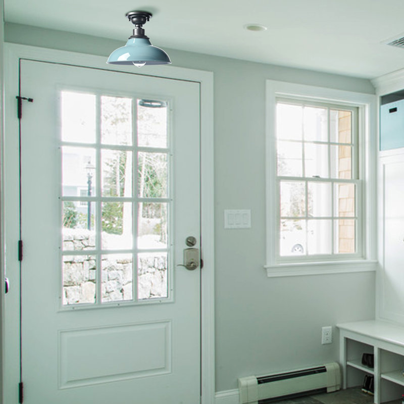Ionathan Flush Mount, Light Blue