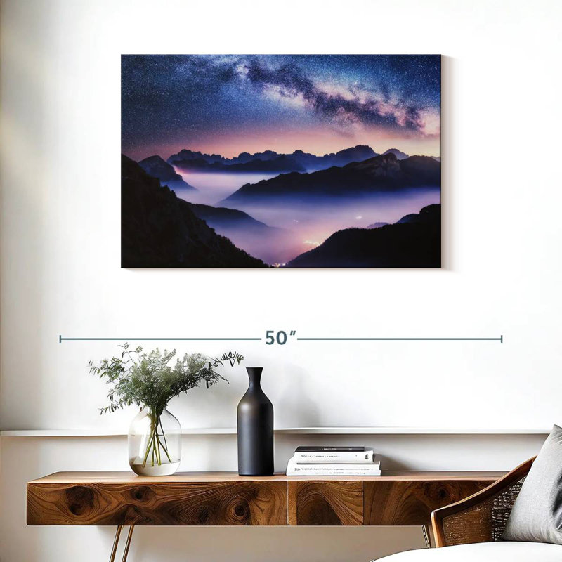 Oberle Bright Starry Night, 24" H x 36" W
