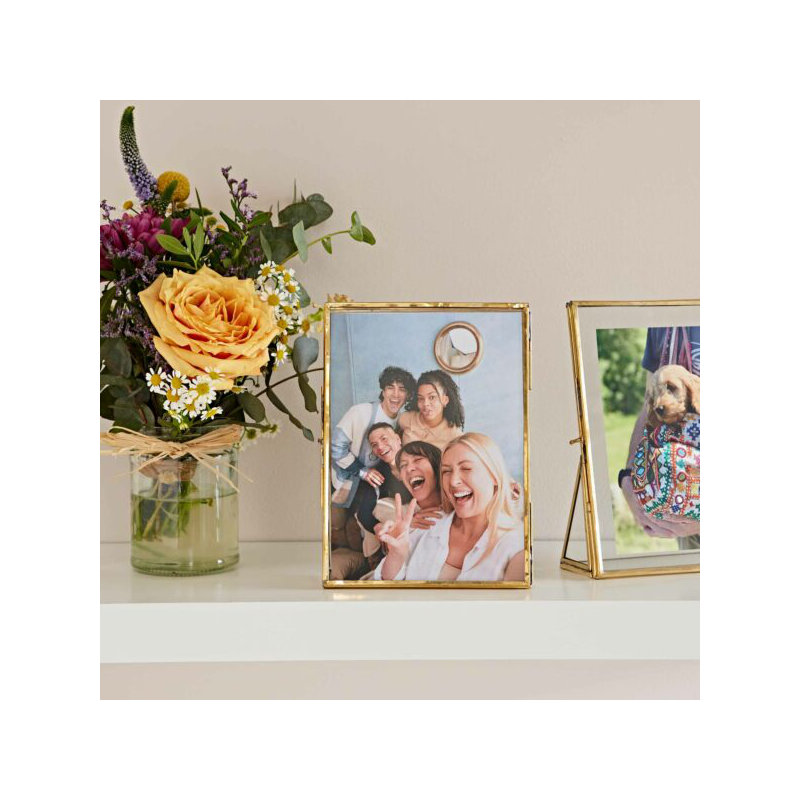 Gold Metal Picture Frame