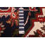 Tapis bleu marine Serapi Heritage 7 pi 10 po x 9 pi 11 po