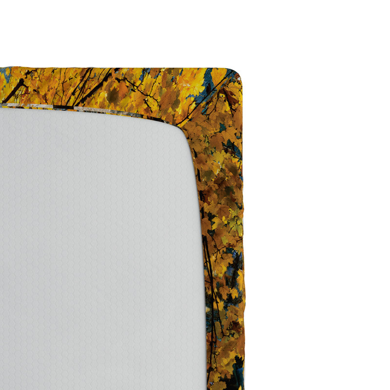 Drap-housse en microfibre Leaves, Double