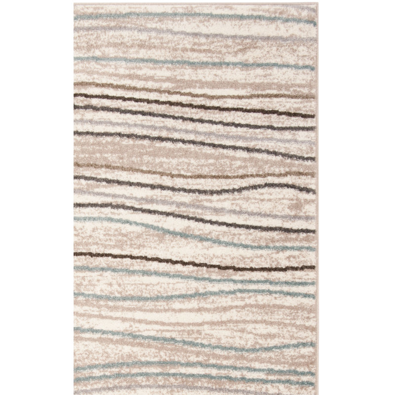 Mcnealy Performance Abstract Rug, Rectangle 3' x 5'