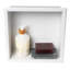 Tablette de douche adhésive en acier inoxydable-47848308-47833484