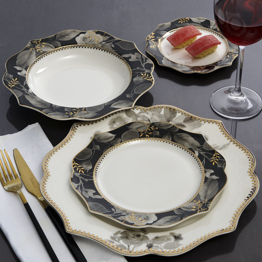 Radabaugh Piece Bone China Dinnerware Set - Service for 6 Rosdorf Park