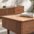 Nordic style wood coffee table