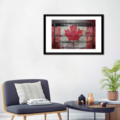 "Canada hockey goal gate #3", reproduction de photo sur toile
