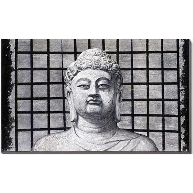 Bouddha, art mural