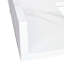 Dosseret latéral en quartz blanc de 22 pouces pour meuble-lavabo, non poreux, style contemporain de luxe-129906424