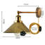 Caribe Plug-in Armed Sconce-186454337