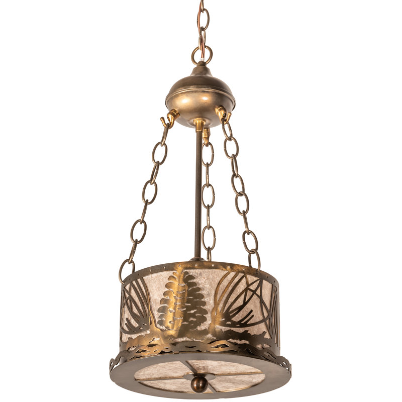 Rustic Lodge 1 - Light Pendant, Antique Copper