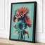 Gerbera Cluster Botanical - Wrapped Canvas-97067496-97067499