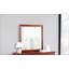Miroir sophistiqué avec une finition chaleureuse pour ajouter une touche d'élégance et de fonctionnalité à votre décor intérieur-1209246399