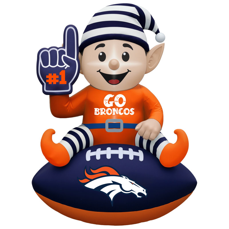 Elfe de football gonflable NFL Denver Broncos | 4 pi, Denver Broncos