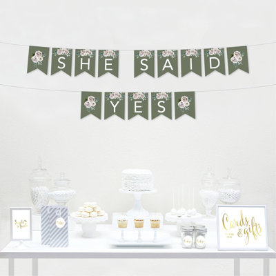 Bannière de fête suspendue fanion avec ficelle
