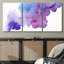 Bleu et mauve, aquarelle, taches, abstrait, formes, illustrations, art moderne, ultra-102298466