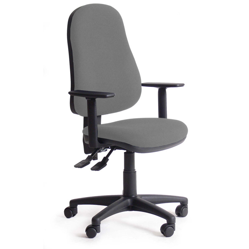 Office Chair, Black, Fixed armrests