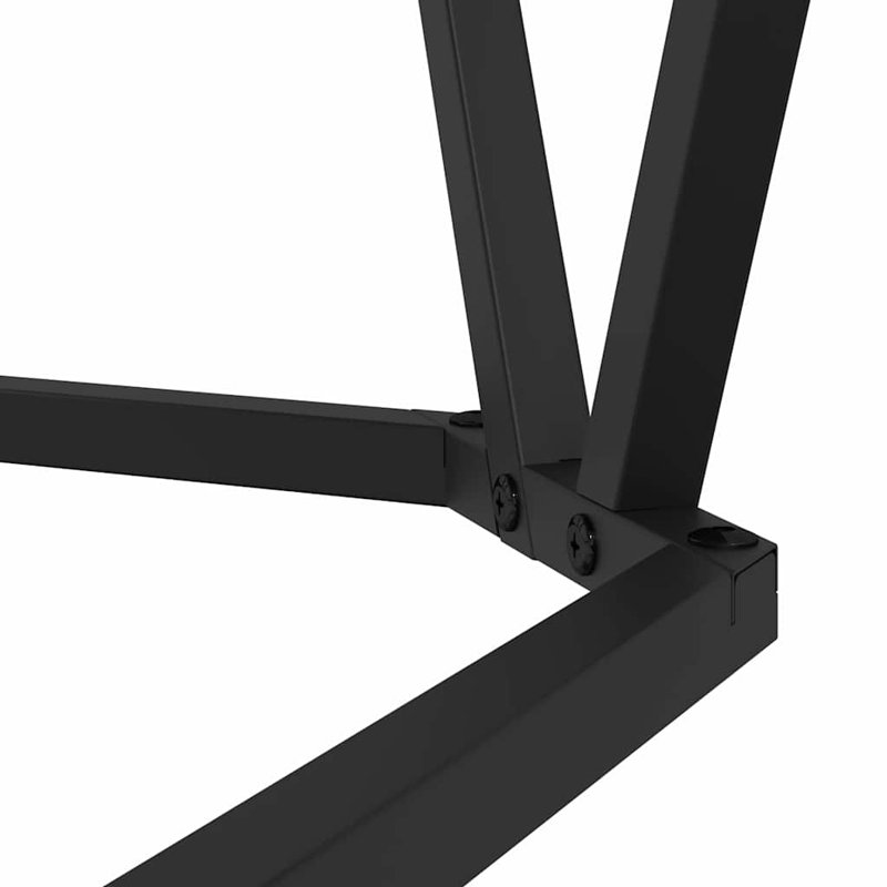 Solid Wood Coffee Table, Dark Brown
