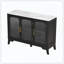 Élégante armoire de rangement avec 3 portes et un grand espace de rangement pour l'entrée de la salle à manger-173425414