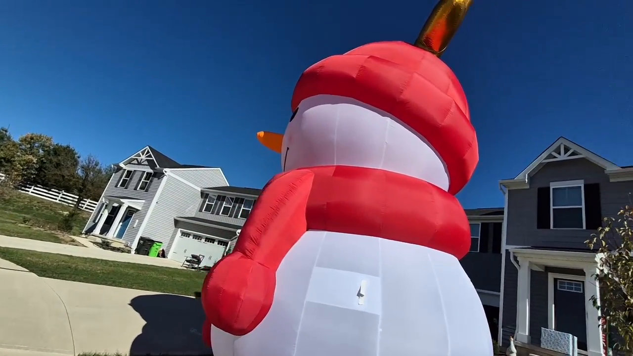 Wellcomer 20 ft Giant Inflatable Snowman - Digiacomo | Wayfair