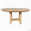 Table de salle à manger ovale extensible avec rallonge amovible