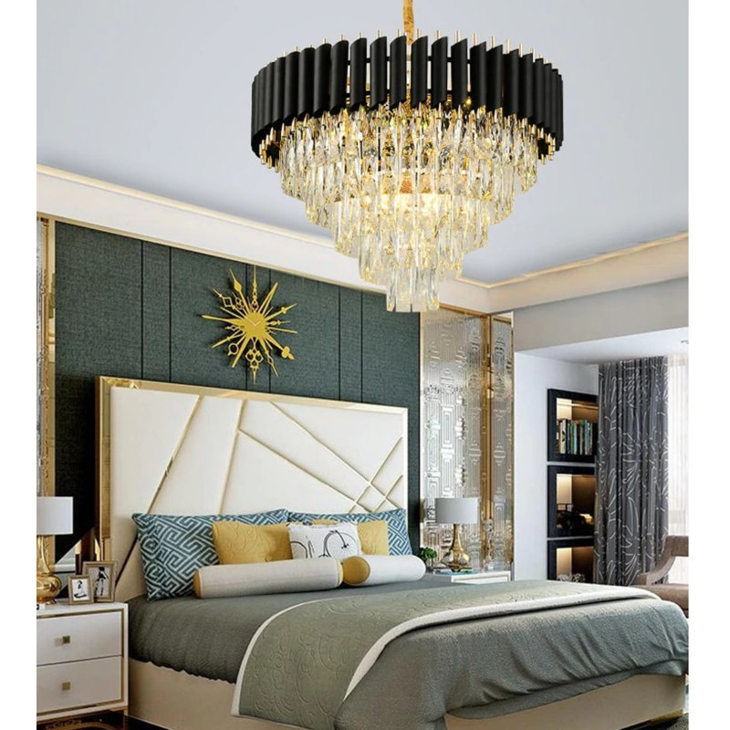 Chrisman 6 - Light Crystal Chandelier