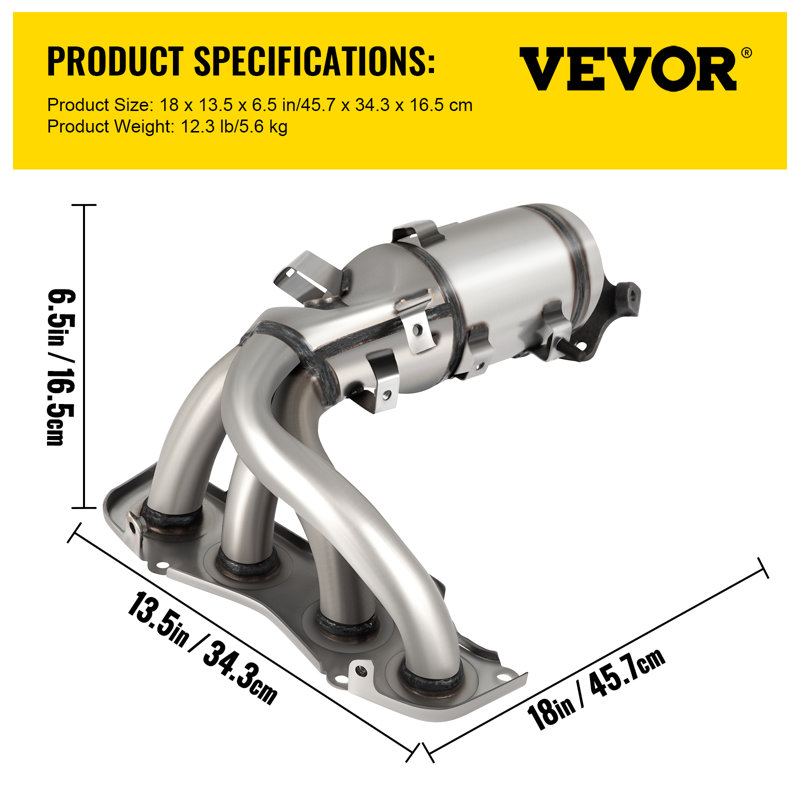Catalytic Converter Compatible with 2002, 2003, 2004, 2005, 2006 Toyota