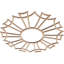 Médaillon de plafond 18 po x 18 po x 6 3/8 po x P 1/4 po Augustus-63412096-63412113