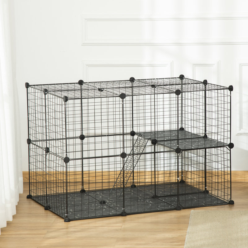Cage à lapins pour petits animaux Aemelia