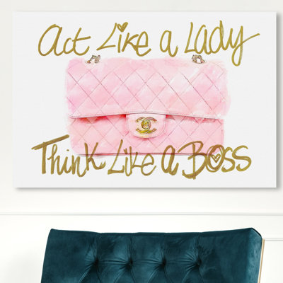 Like a Lady Boss - Impression sur toile