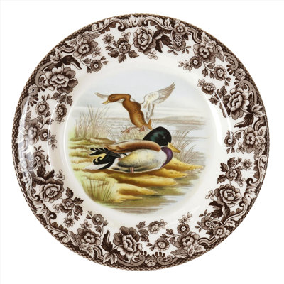 Assiette à salade 8 po Spode Woodland