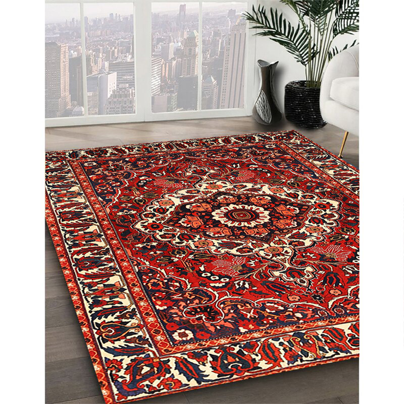 Tapis oriental multicolore tissé à la machine Oriental, Rectangle de 2 pi x 3 pi